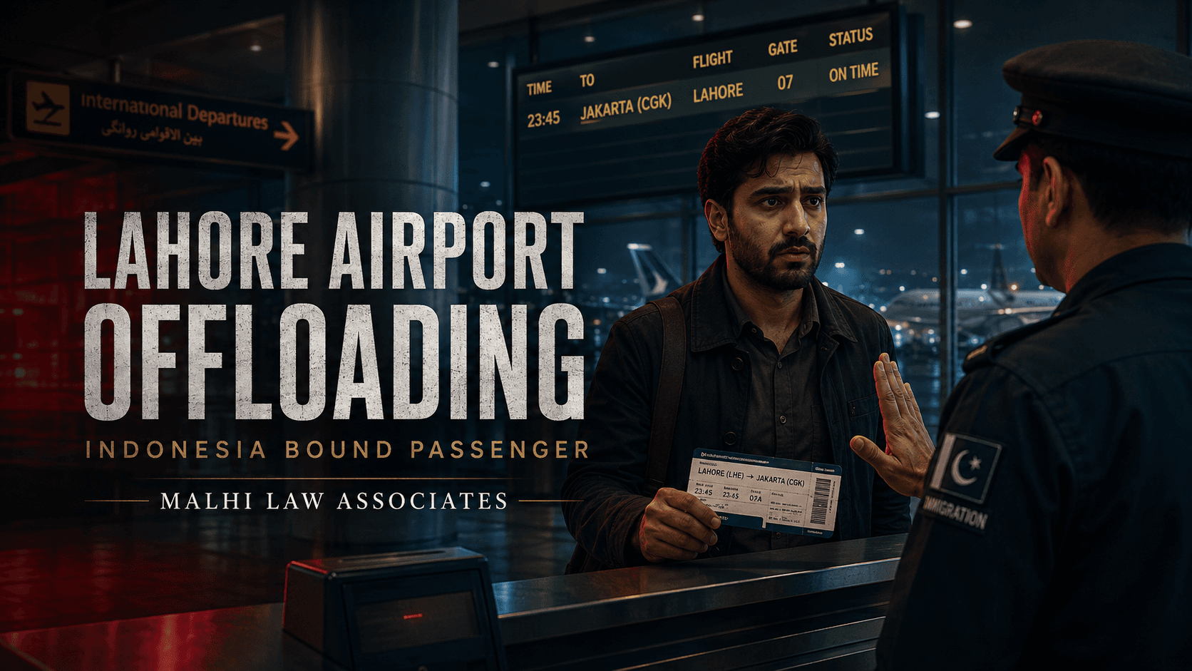 FIA Offloading From Lahore Airport to Indonesia Removed by Malhi Law Associates